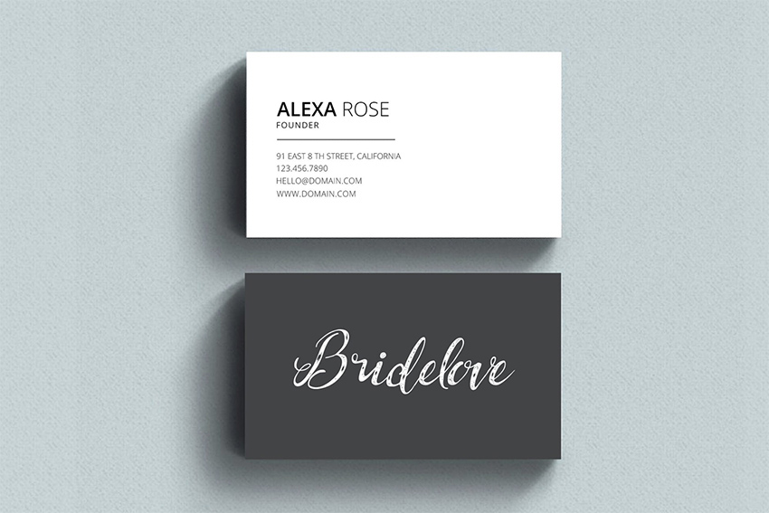 Business Card Template Ppt